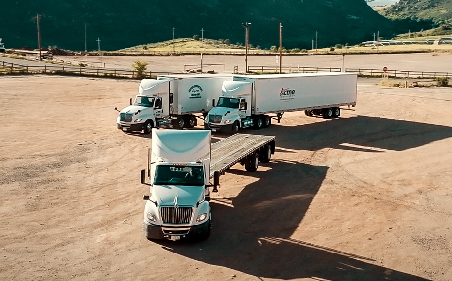 Top Transportation Company in Denver Fleet of Trucks