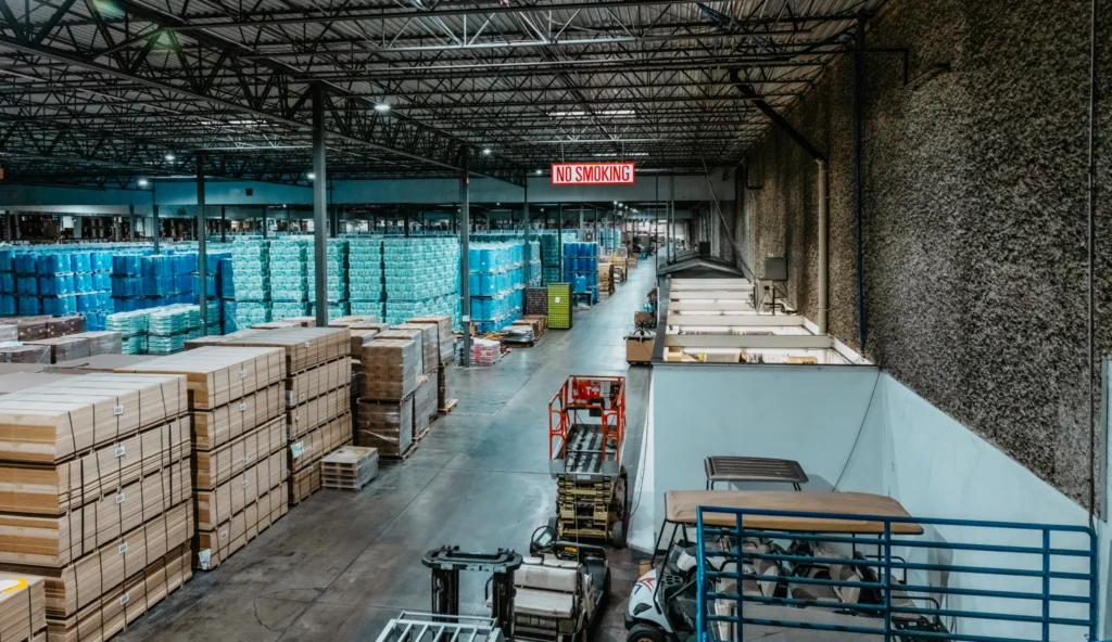 Denver logistics provider warehouse storage systems featuring industrial racking and inventory organization