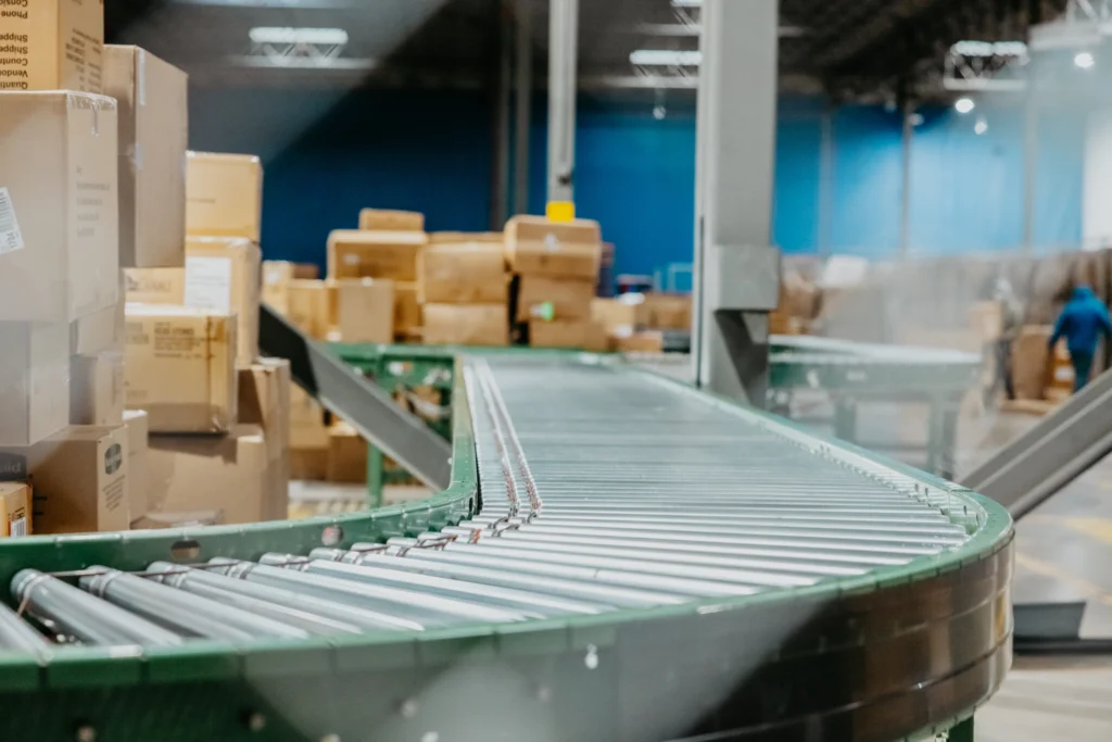 Colorado third-party logistics fulfillment warehouse with automated sorting systems and order processing areas
