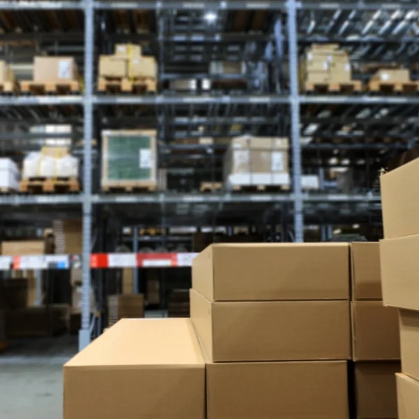 warehouse with boxes ready for ecommerce fulfillment